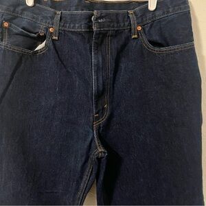 Levi's 550 Men's W40 X L32 Deep Indigo Straight Jeans EUC Everyday Casual